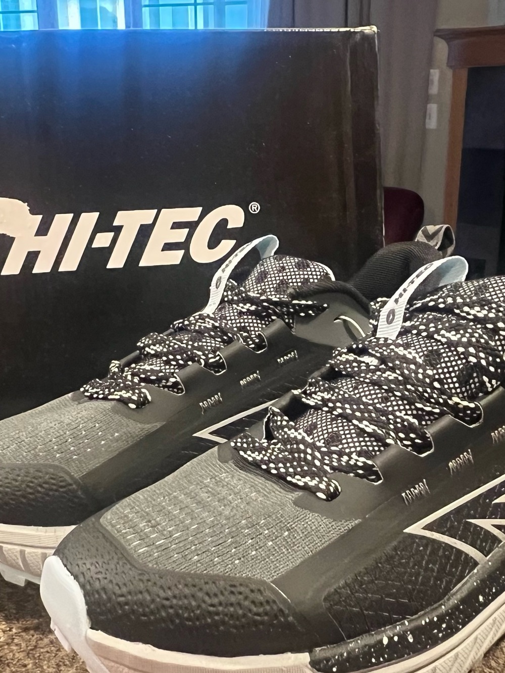 Hi-Tec Women's Black and Gray Athletic Running Shoes